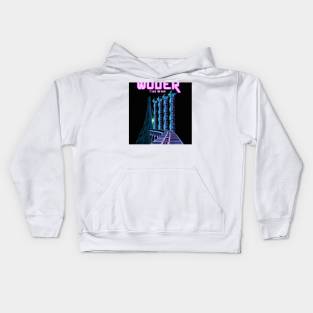 7 wonder cyberpunk 3 Kids Hoodie